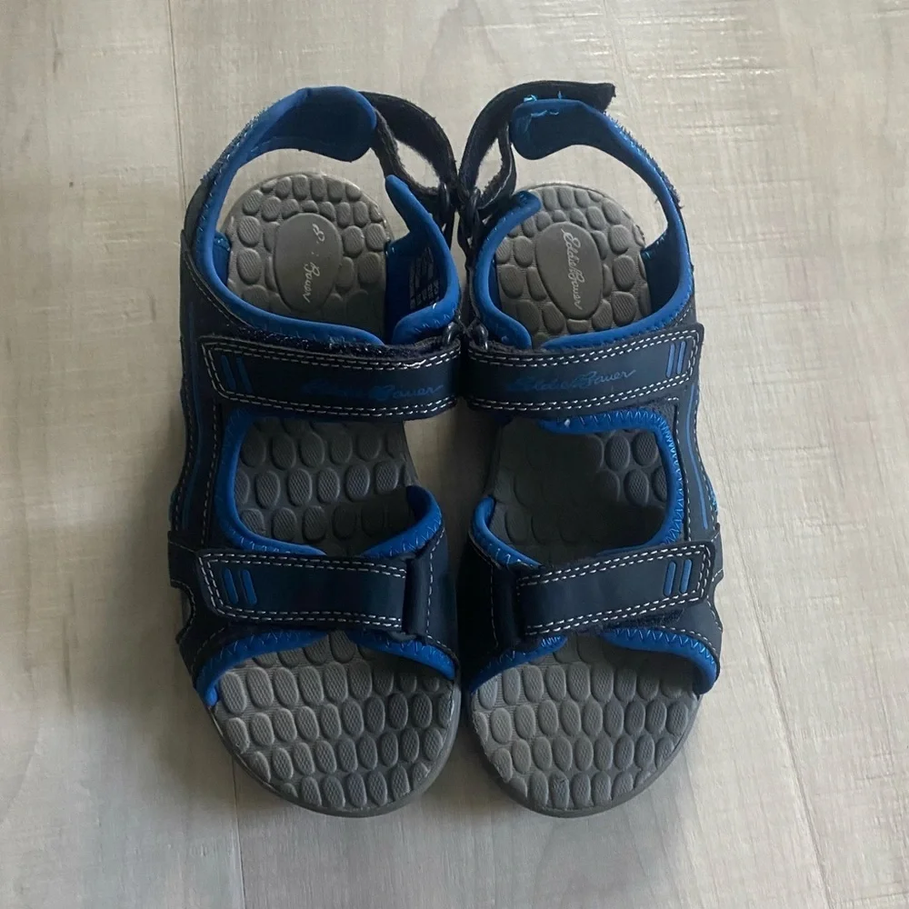 Eddie Bauer Boys Blue gray Sandals size 3